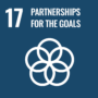 Sustainable Development Goal (SDG) 17 - Partnerships for the Goals logo